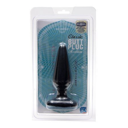 Classic Butt Plug-black Medium
