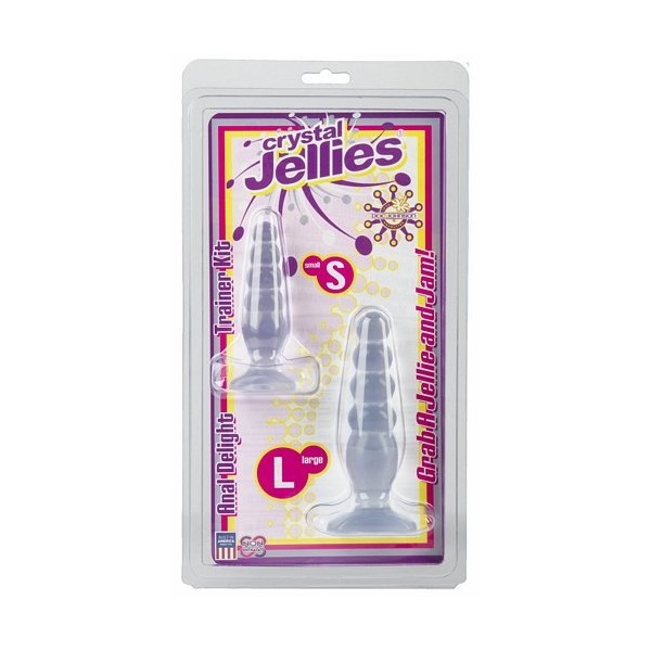 Crystal Jellies Anal Trainer Kit Clear