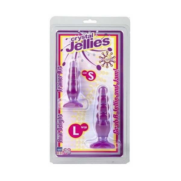 Crystal Jellies Anal Trainer Kit Purple