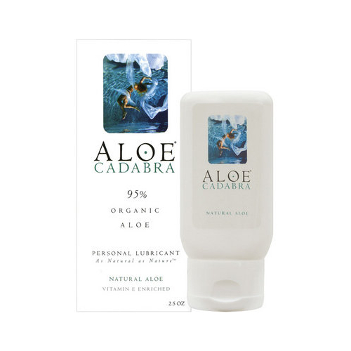 Aloe Cadabra Organic Lube Natural Aloe 2.5 Oz