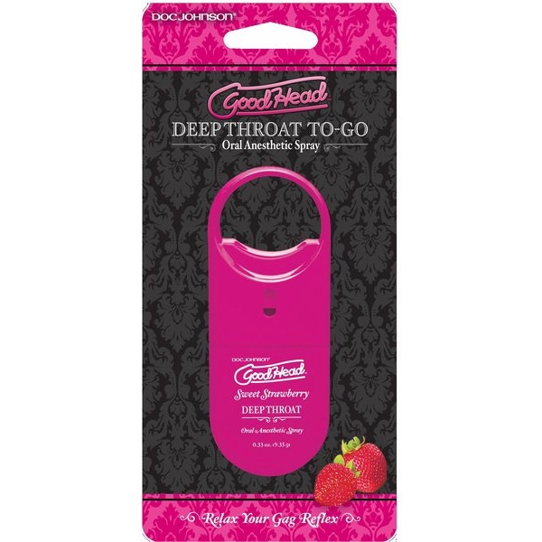 Goodhead Deep Throat Spray Sweet Strawberry