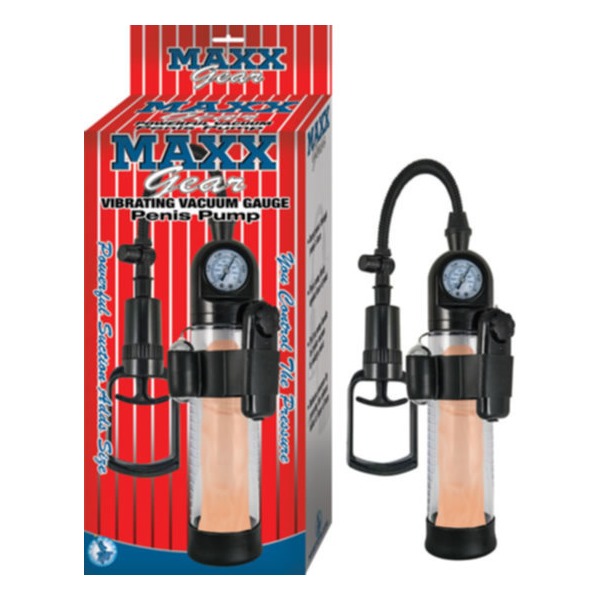 Maxx Gear Vibrating Vacuum Gauge Penis Pump