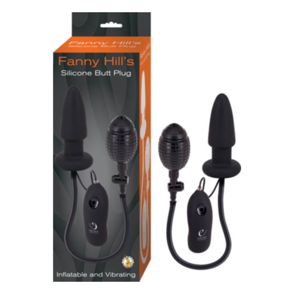 FANNY HILL'S SILICONE BUTT PLUG BLACK