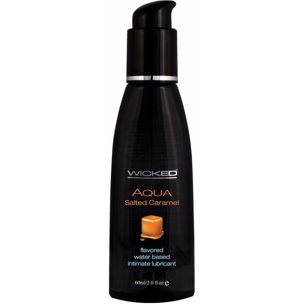 Wicked Aqua Salted Caramel Lube 2 Oz