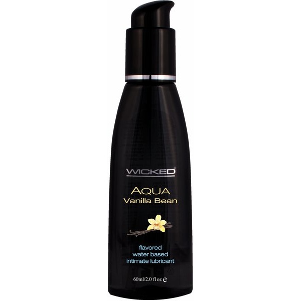 Wicked Aqua Vanilla Bean Lube 2 Oz