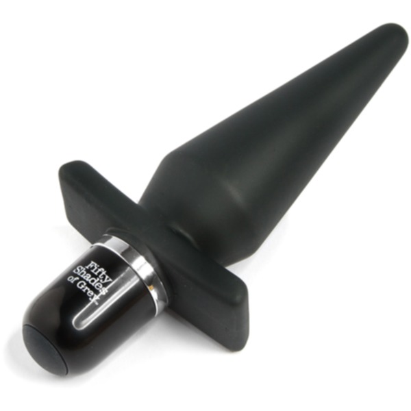 Fifty Shades Vibrating Butt Plug Grey