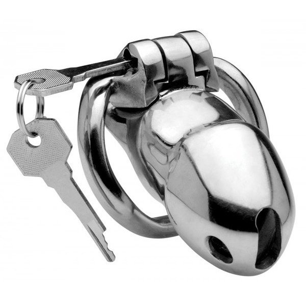 MS RIKERS 24/7 STEEL LOCKING CHASTITY CAGE