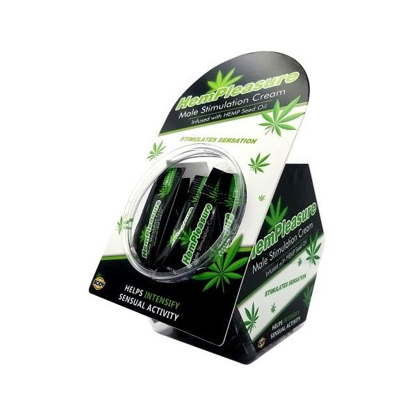 Hempleasure For Men Sample Packet 50 Pc Fishbowl Display