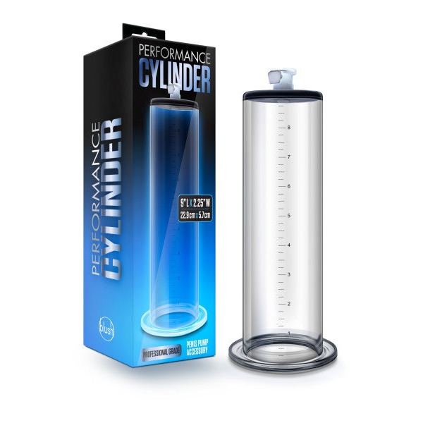 PERFORMANCE 9 IN X 2.25 IN PENIS PUMP CYLINDER CLEAR