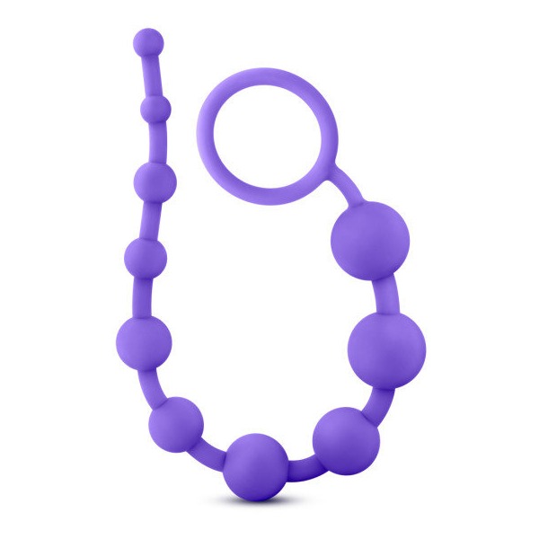 Luxe Silicone 10 Beads Purple