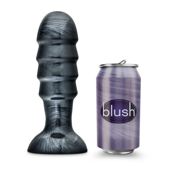 Jet Bruiser Carbon Metallic Black Butt Plug