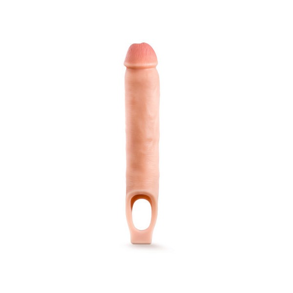 PERFORMANCE PLUS 11.5IN SILICONE COCK SHEATH PENIS EXTENDER VANILLA