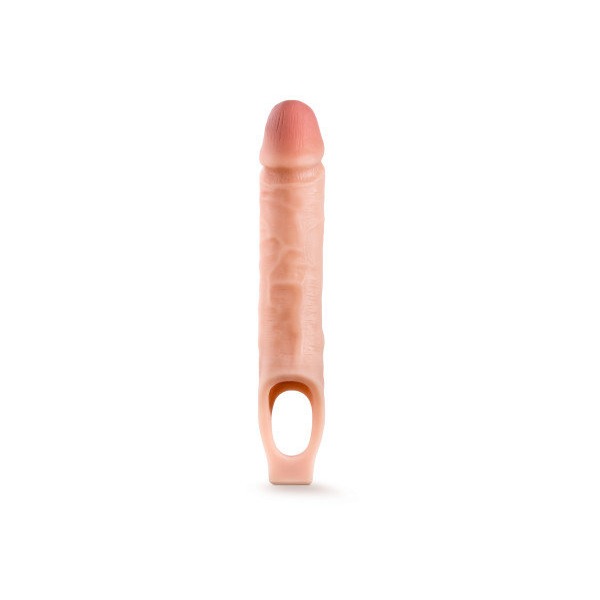 PERFORMANCE 10IN COCK SHEATH PENIS EXTENDER VANILLA