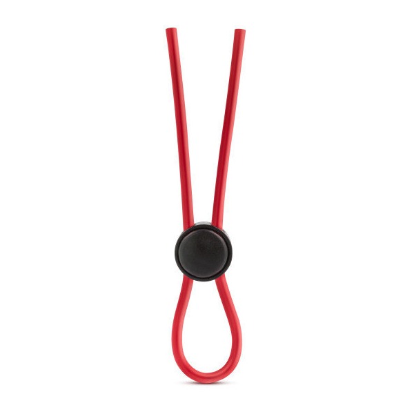 Stay Hard Silicone Loop Cock Ring Red