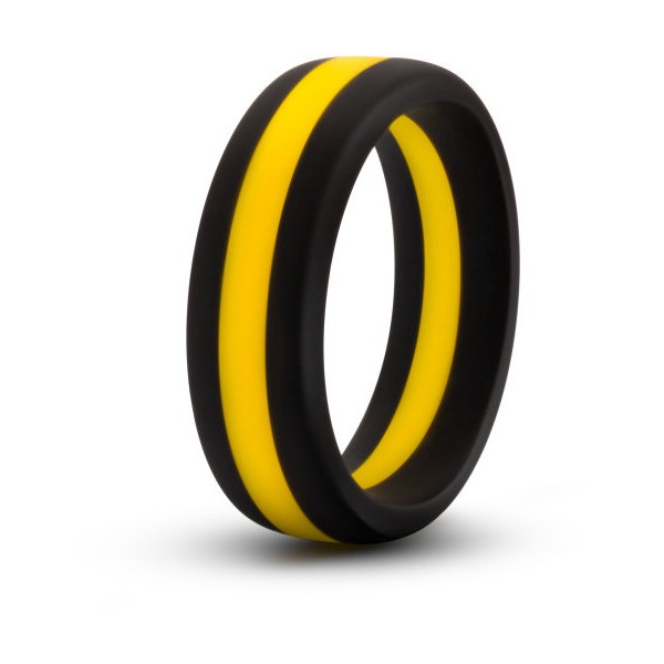 PERFORMANCE SILICONE GO PRO COCK RING BLACK/GOLD/BLACK