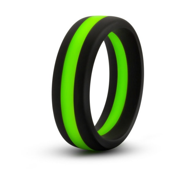 PERFORMANCE SILICONE GO PRO COCK RING BLACK/GREEN/BLACK