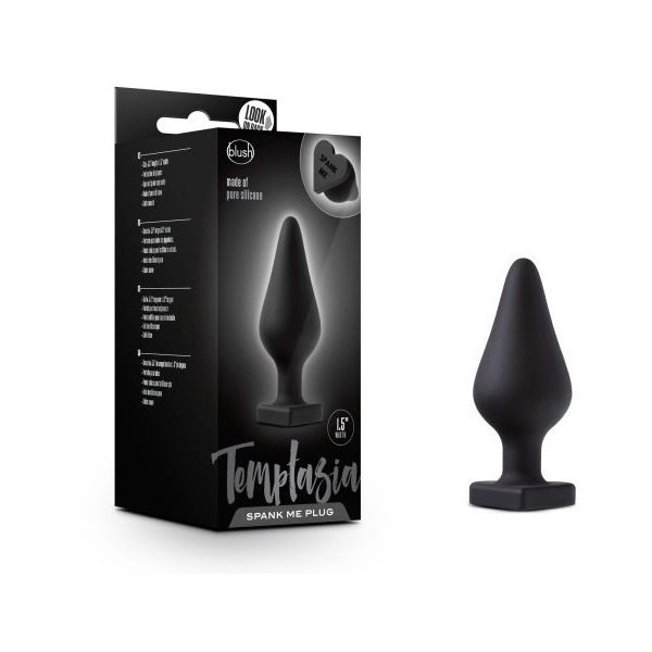 TEMPTASIA SPANK ME BUTT PLUG BLACK