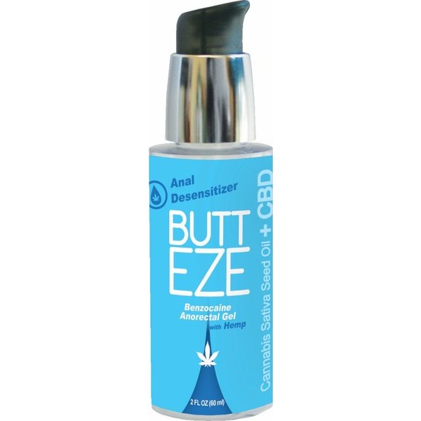 Butt Eze Anal Desensitizer W/hemp Seed Oil 2 Oz