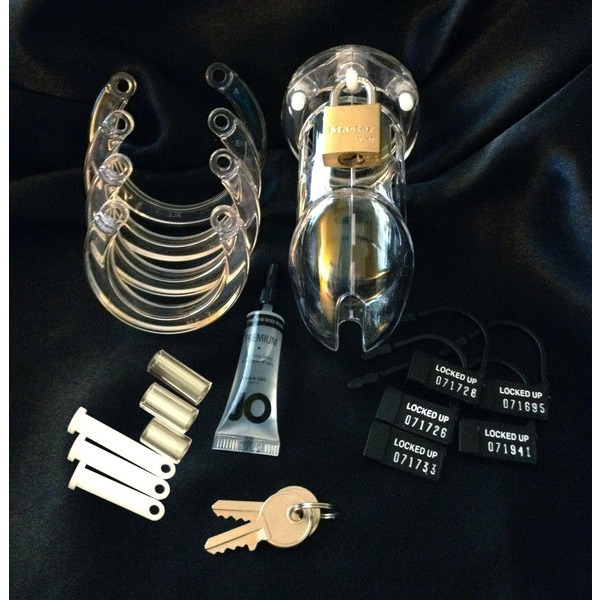 Chastity Clear 3 1/4in Cock Cage