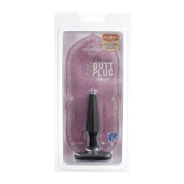 Classic Butt Plug-black Small