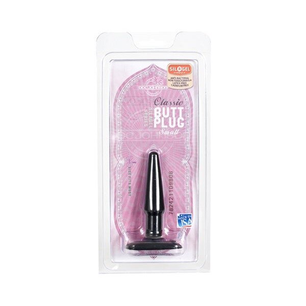 Classic Butt Plug-black Small