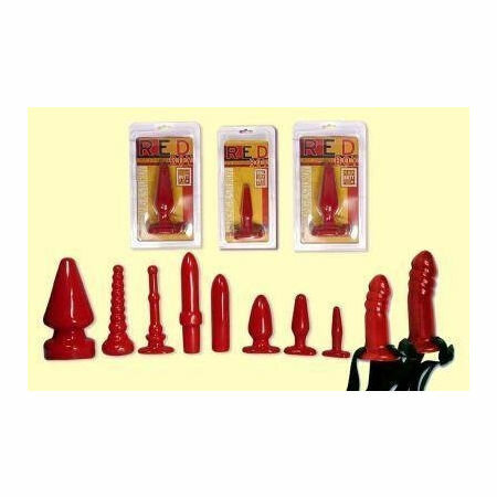 Red Boy Large Butt Plug 5in -