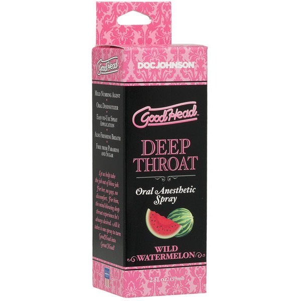 GOODHEAD DEEP THROAT SPRAY WATERMELON 2 FL OZ