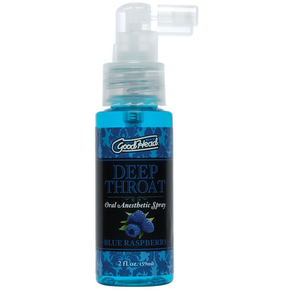 GOODHEAD DEEP THROAT SPRAY BLUE RASPBERRY 2 FL OZ