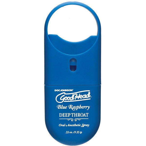 GOODHEAD DEEP THROAT SPRAY TO GO BLUE RASPBERRY