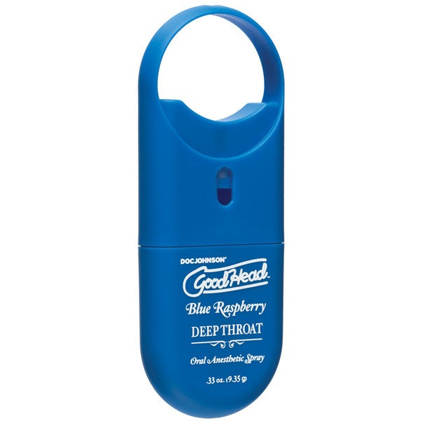 GOODHEAD DEEP THROAT SPRAY TO GO BLUE RASPBERRY