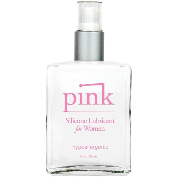 Pink Silicone Lube For Ladies 4 Oz