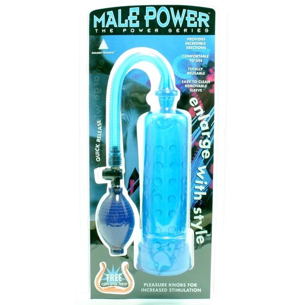 Male Power Pump Blue