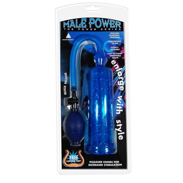 Male Power Pump Blue