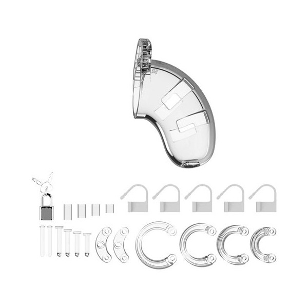 Mancage Chastity 3.5in Transparent Model 01