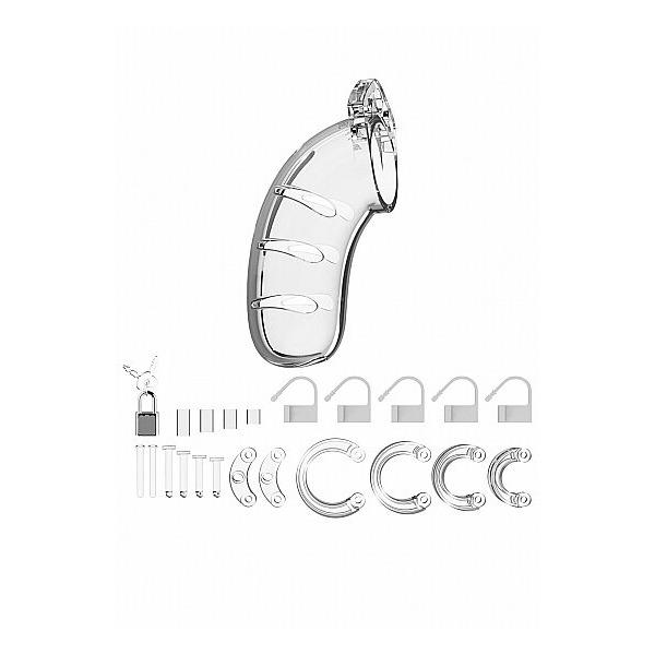 Mancage Chastity 4.5in Transparent Model 03