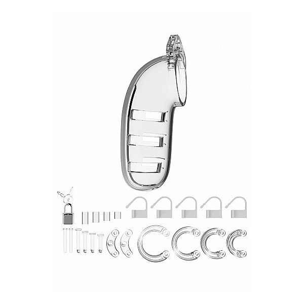 Mancage Chastity 5.5in Transparent Model 6
