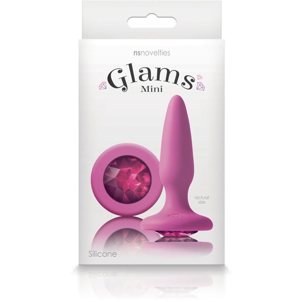Glams Mini Pink Gem Butt Plug