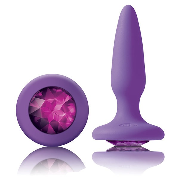 Glams Mini Purple Gem Butt Plug