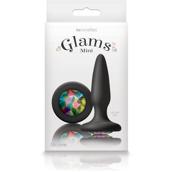 Glams Mini Rainbow Gem Butt Plug