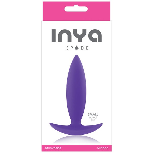 Inya Spades Small Butt Plug Purple