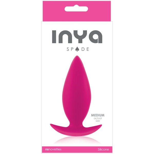 Inya Spades Medium Butt Plug Pink