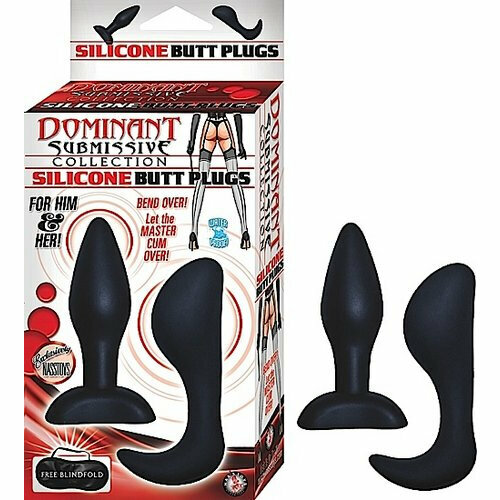 Dominant Submissive Butt Plugs Black