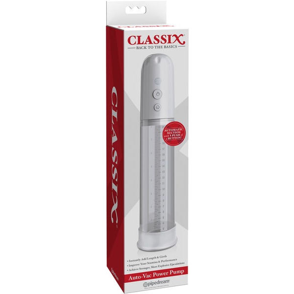 CLASSIX AUTO VAC POWER PUMP WHITE