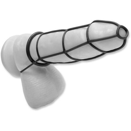 Fetish Fantasy Elite Cockcage & Ring Set Black