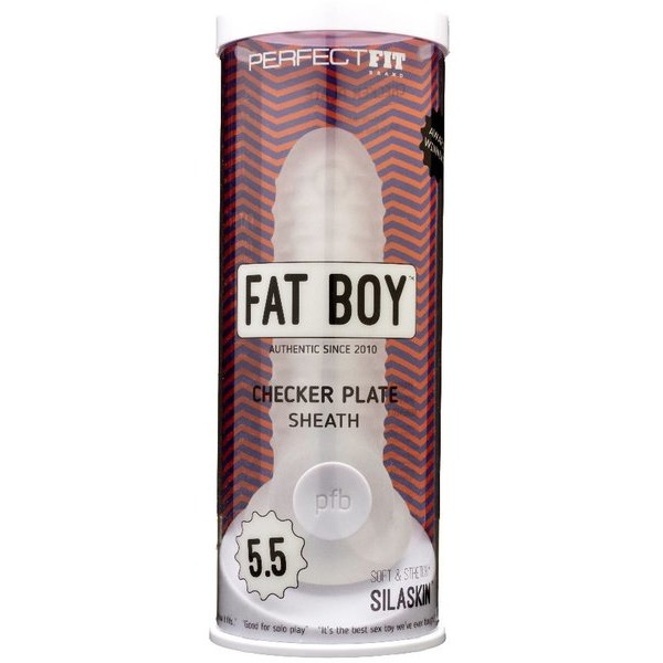 PERFECT FIT FAT BOY CHECKER BOX SHEATH 5.5IN CLEAR