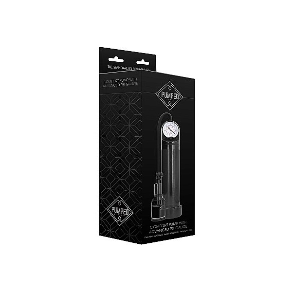 PUMPED COMFORT PUMP W/ ADVANCED PSI GAUGE BLACK