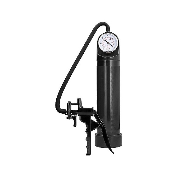 PUMPED ELITE PUMP W/ ADVANCED PSI GAUGE BLACK