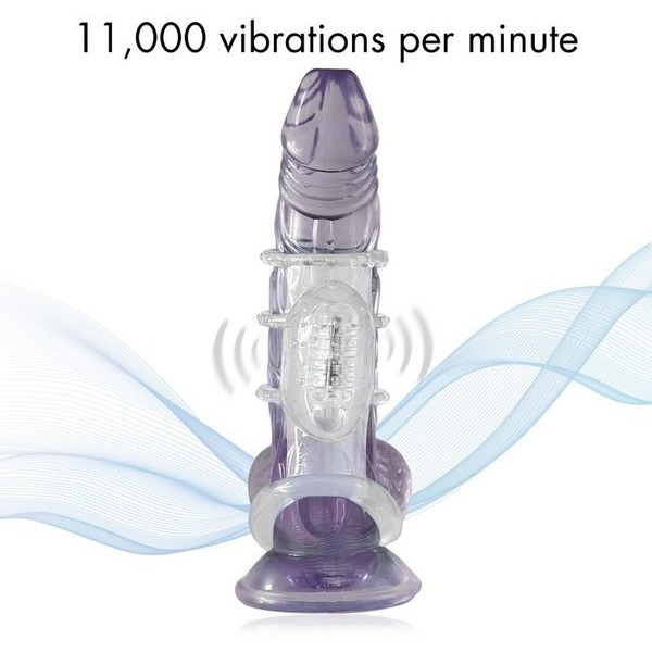 Doctor Love Zinger Vibrating Cock Cage Clear