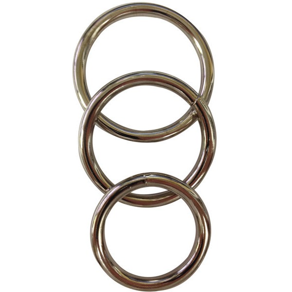 SEAMLESS METAL O RING 3 PACK 1.5/ 1.75" / 2" "