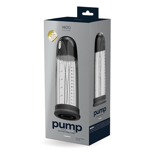 VEDO PUMP RECHARGEABLE VACUUM PENIS BLACK